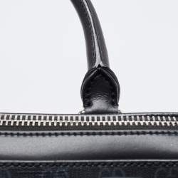 Gucci Black/Grey GG Supreme Canvas and Leather Briefcase Bag