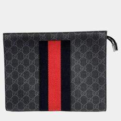 Gucci gg clearance supreme web pouch