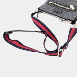 Pre Owned Gucci GG Supreme Messenger Bag Small (523599)