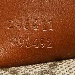Gucci Beige/Brown GG Supreme Canvas And Leather Messenger Bag