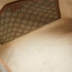Gucci Beige/Brown GG Supreme Canvas And Leather Messenger Bag