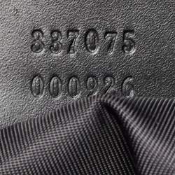 Gucci Black Techno Canvas Web Fold Over Backpack