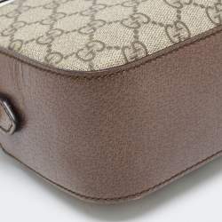 Gucci Brown/Beige GG Supreme Canvas Neo Vintage Messenger Bag