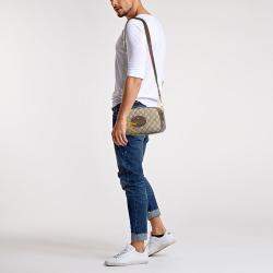 Gucci Brown/Beige GG Supreme Canvas Neo Vintage Messenger Bag