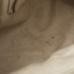 Pre Owned Gucci Brown/Beige GG Canvas and Leather Messenger Bag