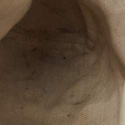 Pre Owned Gucci Brown/Beige GG Canvas and Leather Messenger Bag