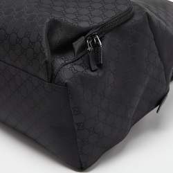مملوكة مسبقًا Gucci Black GG Nylon Backpack