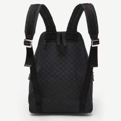 مملوكة مسبقًا Gucci Black GG Nylon Backpack