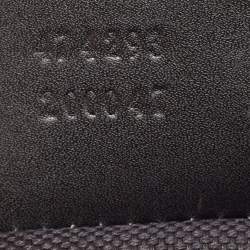 Gucci Black GG Supreme Canvas and Leather Belt Bag