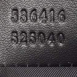 Pre Owned Gucci X Dapper Dan Brown Micro GG Leather Logo Belt Bag