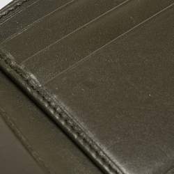Gucci Military Green GG Imprime Canvas Bifold Wallet