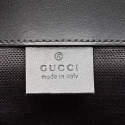 Gucci Black/Grey GG Supreme Canvas Tiger Print Backpack