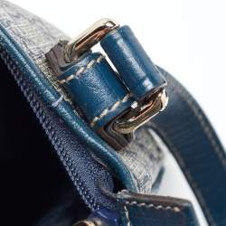 Gucci Beige/Blue GG Supreme Canvas and Leather Messenger Bag