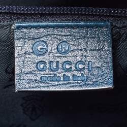 Gucci Beige/Blue GG Supreme Canvas and Leather Messenger Bag