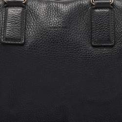 Gucci Black Leather Briefcase Bag