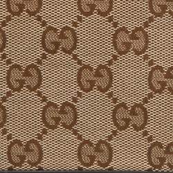 Gucci Beige/Brown GG Canvas and Leather Bifold Wallet
