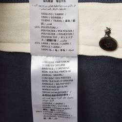 Pre Owned Gucci Blue Gabardine Trousers XL