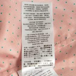 Gucci Polka Dots Silk Long Sleeve Shirt M
