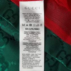 Gucci Green GG Interlocking Canvas Bowling Shirt S 