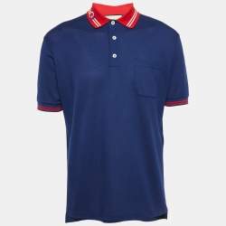 Gucci polo shirt red best sale