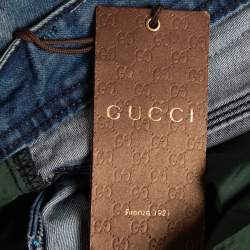 Gucci Vintage Blue Denim Skinny Jeans M Waist 31"