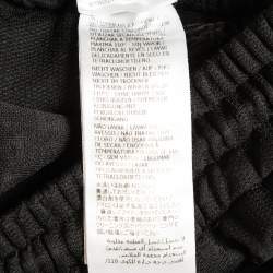 Pre Owned Gucci Navy Blue GG Jacquard Knit Side Tape Trackpants S