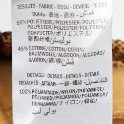 Pre Owned Gucci Beige GG Logo Print Jersey Contrast Trimmed  Joggers L