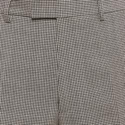Gucci Beige/Black Houndstooth Wool Pants L
