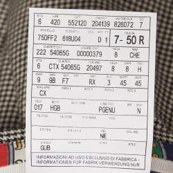 Gucci Beige/Black Houndstooth Wool Pants L