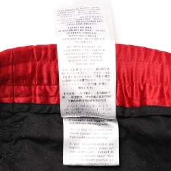 Pre Owned Gucci Black Jersey Logo Tape Detail Track Pants M