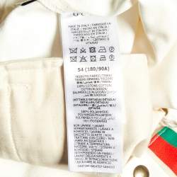 Gucci White Cotton Elasticated Bottom Cargo Pants XXL