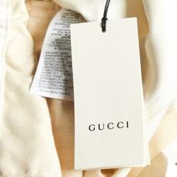 Gucci White Cotton Elasticated Bottom Cargo Pants XXL