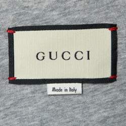 Gucci Navy Blue Nylon Zip-Up Hooded Jacket XL