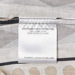Gucci Grey/Multicolor Printed Cotton Button Front Shirt L