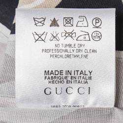 Gucci Grey/Multicolor Printed Cotton Button Front Shirt L