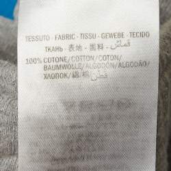 Gucci Grey Logo Print Cotton Jogger Pants XXXL