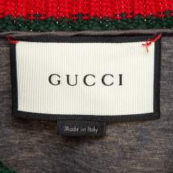 Gucci Brown Floral Print Neoprene Sweatshirt XXXL