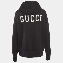 Gucci Black Pittsburgh Pirates Patch Cotton Oversized Hoodie XXL