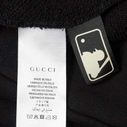 Gucci Black Pittsburgh Pirates Patch Cotton Oversized Hoodie XXL