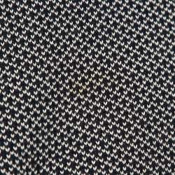 Gucci Navy Blue Patterned Cotton Knit Zip Front Jacket XL