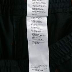 Pre Owned Gucci Navy Blue Bee All Over Wool Trousers M