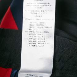 Pre Owned Gucci Black Side Stripe Wool Straight Leg Trousers XL