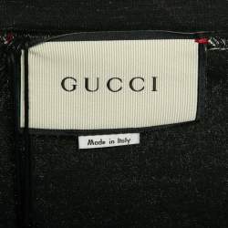 Gucci Black Ignasi Monreal Print Cotton Crew Neck T-Shirt M