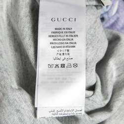 Gucci Black Ignasi Monreal Print Cotton Crew Neck T-Shirt M