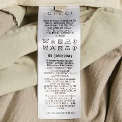 Gucci Beige Corduroy Straight Leg Pants XXL