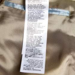 Gucci Grey Gabardine Studded Single Breasted Blazer XL