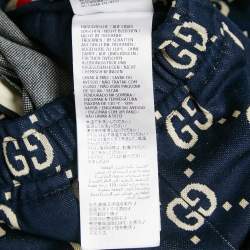 Gucci Blue GG Jacquard Knit Track Pants S