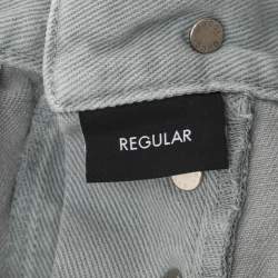 Gucci Grey Denim Regular Fit Jeans M