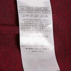 Pre Owned Gucci Navy Blue GG Jacquard Cotton Knit Zip-Up Jacket S