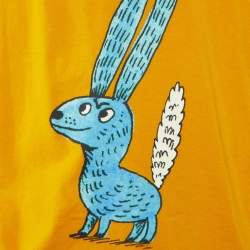 Gucci Yellow Iccug Animal Print Cotton Crew Neck T-Shirt L